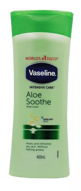 Vaseline Intensive Care Aloe Soothe Body Lotion 400ml VERSAND KOSTENLOS