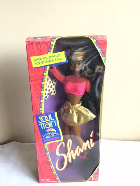 Vintage NIB 1993 Barbie Mattel Soul Train Shani African American Fashion Doll