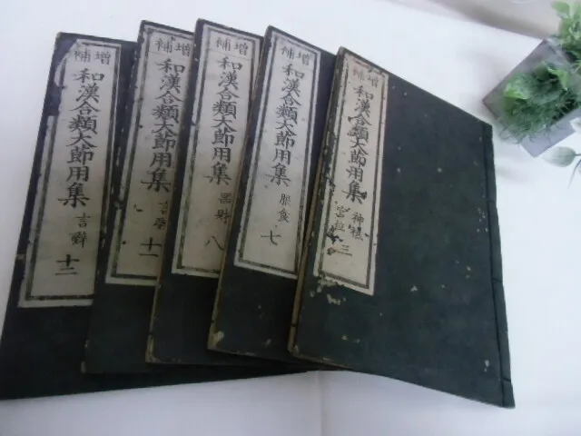 Old Books, Expanded Collection Of Japanese And Chinese Combinations, Woodblock P