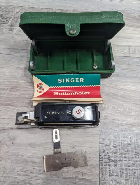 Estuche y folleto originales de colección Singer 160505 1960 ¡EE. UU.!