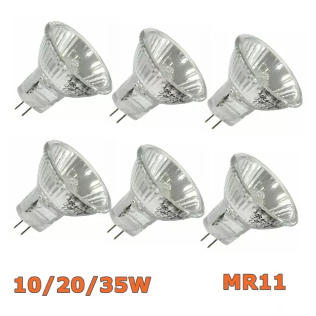 10/20/35W 12V Replace Halogen Bulbs 10Pcs Spotlight Lamps Downlight Spot MR11