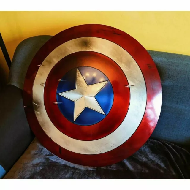 Scudo di Capitan America in metallo 1:1, Prop del film Captain America... 2