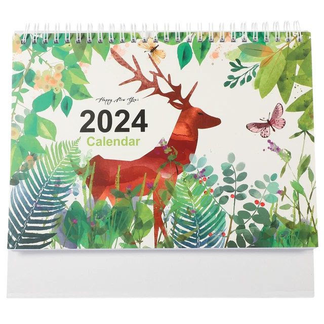 PLANNING DESK CALENDAR 2024 2024 Desk Calendar Table Calendar for Desk