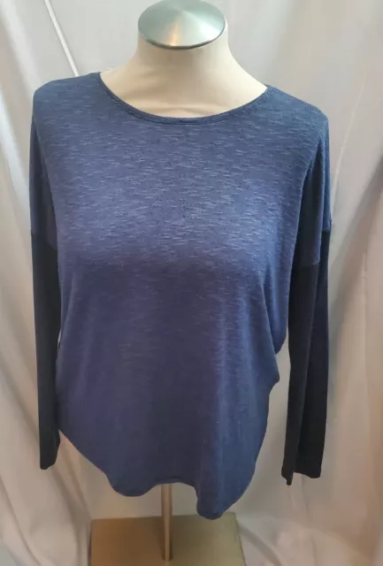 Women's Sz XL INC International Concepts Blue Long Sleeve Top