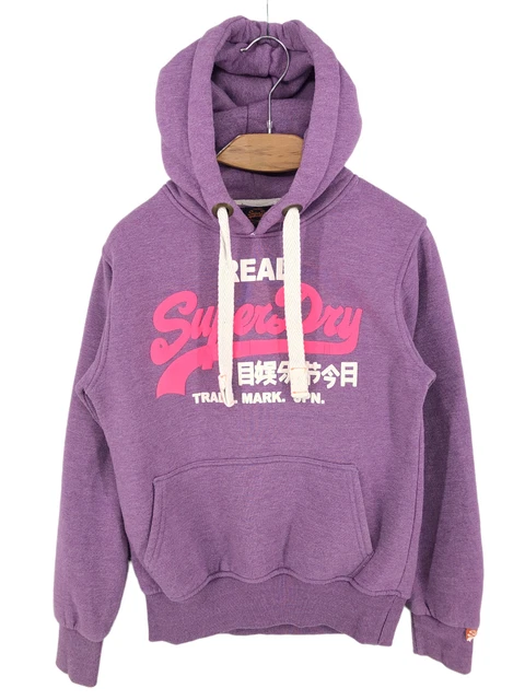 Sweat à Capuche Superdry Rose - Taille S, Occasion Très Bon état