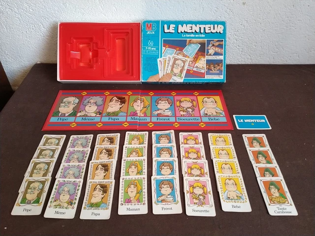 JEU DE SOCIÉTÉ complet vintage ancien MB le menteur livraison offerte
