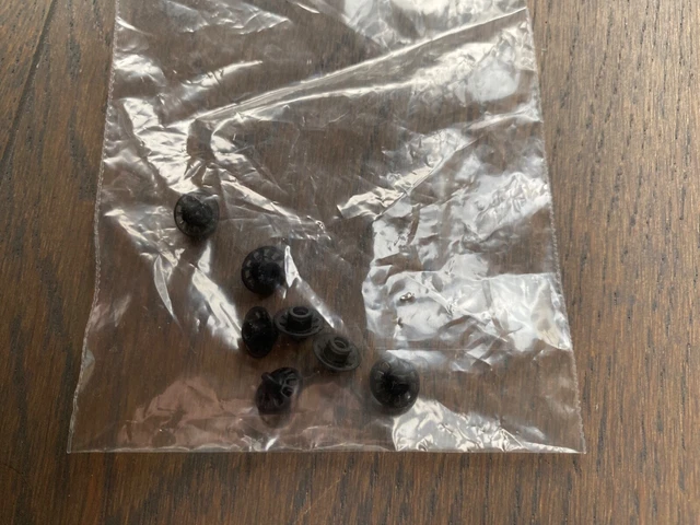 Schirmchen open Domes 4.0 für Hörgeräte 7 Stück schwarz Gr. S