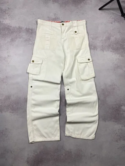 Vintage Dolce And Gabbana White Cargo Pants