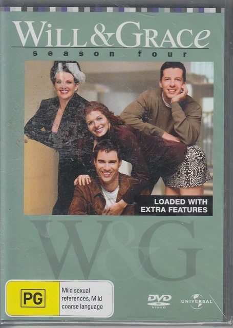 Will & Grace season 4 DVD Region 4 Brand new & sealed