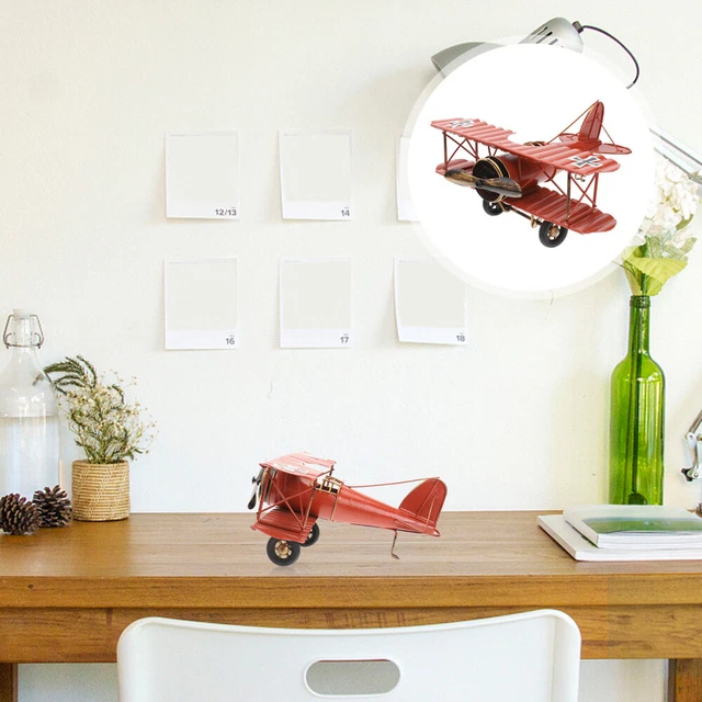 Lot De 4 Avions Miniatures En Alliage – Pull-Back – Modèles Airbus 14,2 Cm – Jouet Éducatif Et Déco – Cadeau Enfant Fan D'Aviation