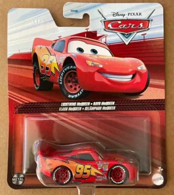 DISNEY PIXAR CARS 1 Lightning McQueen 2024 Diecast NEW Clear Red Card
