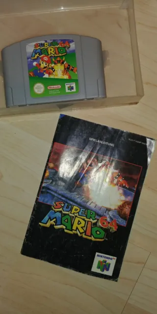 Super Mario 64 N64 (Nintendo 64, 1997) Spiel Anleitung PAL Version