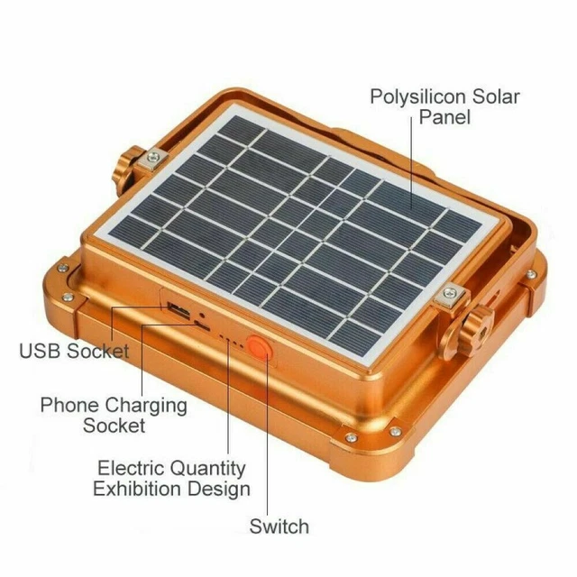 Richer-R Panneau Solaire, Panneau Solaire 9 V 3 W étanche à 93 % De