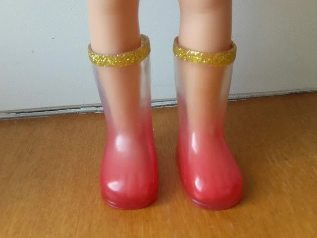 Bottes Roses Pour Poupée Paola Reina (Amigas, Ruby Red, Fashion Friends) - Talon 60mm - Fait Main