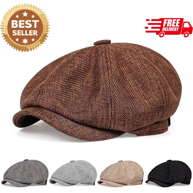 Cappello Inglese Peaky Blinders Oxford Pelle Traforata - coppola uomo