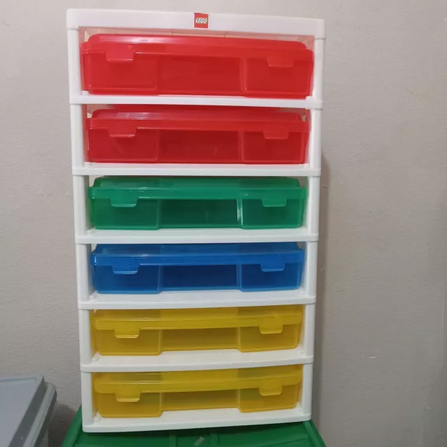 Lego IRIS 6 Drawer Storage Tower AS IS