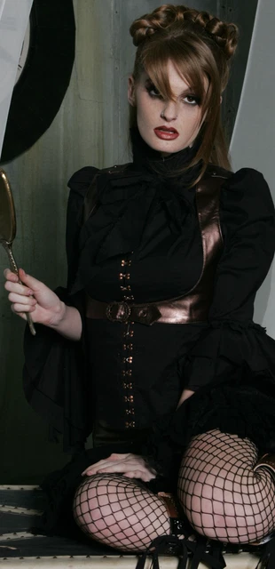 LIP SERVICE STEP In Time - Top With Lace Details Black  display picture 2