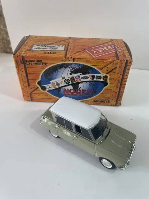 Voiture miniature Norev Hachette Citroën Ami 6 1967 1/43 BOITE Collection C3