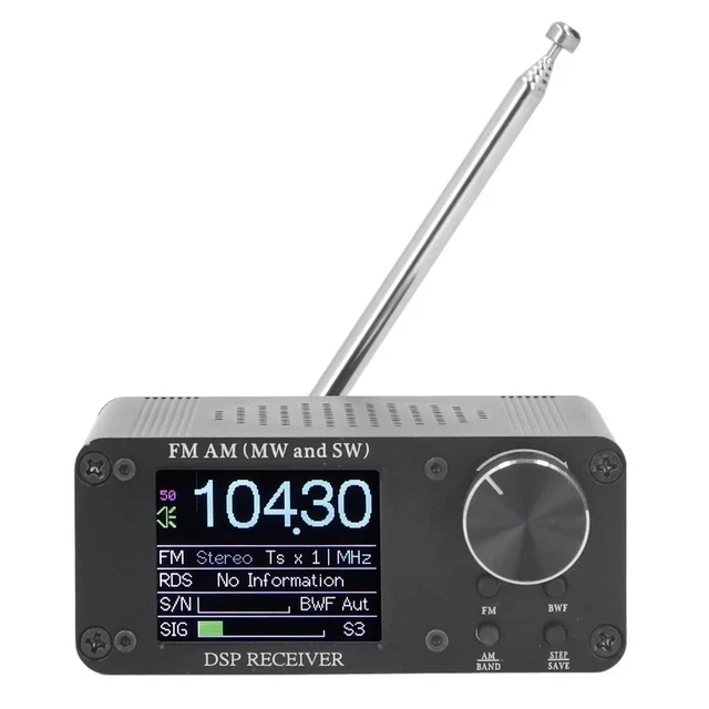 ATS80 PORTABLE SHORTWAVE Radio FM AM Frequency Receiver 5W External1378 ...