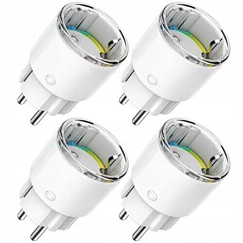 GHome Smart Stopcontact, kleinste ESP8285 wifi-stopcontact, Tasmota Flashing ondersteuning, stroomverbruik meten, afstandsbediening via app, compatibel met Alexa, Google Home, 10A, TÜV-gecertificeerd