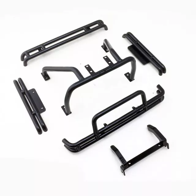 Front Metal Rolling Cage pedals Bumpers For TAMIYA 1/10 Buriser HILUX RC Crawler 3