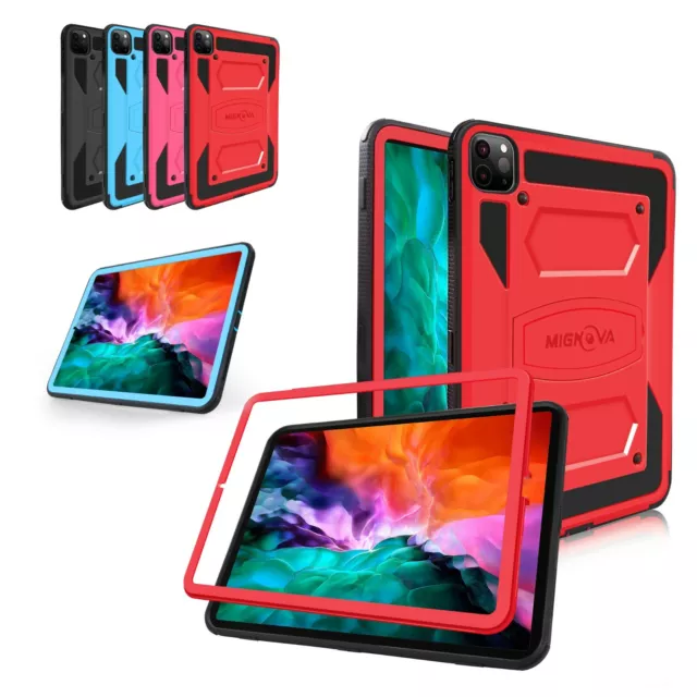 For Apple ipad Pro 11" 2020 Case With Kickstand Rugged Hybrid Anti-Impact Cover