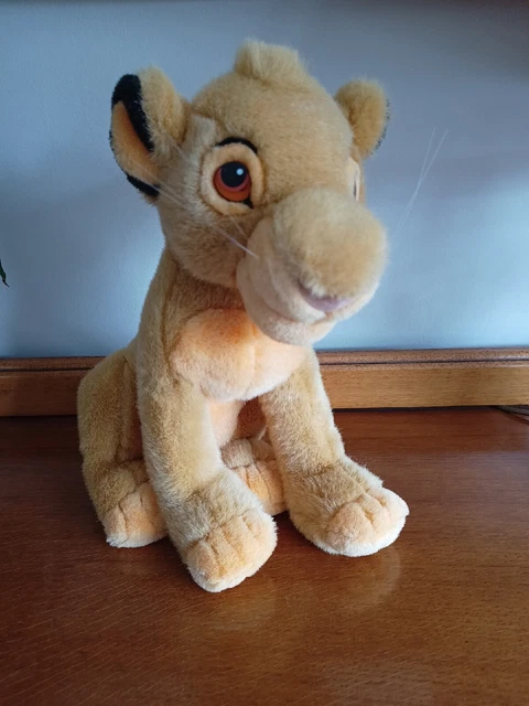 VINTAGE WALT DISNEY World Disneyland SIMBA The Lion King 12inch Sitting ...