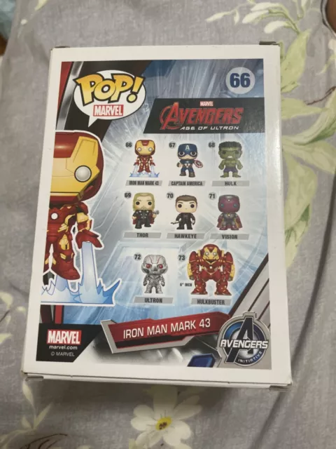 Funko POP! Marvel Avengers: Age of Ultron Iron Man Mark 43 #66