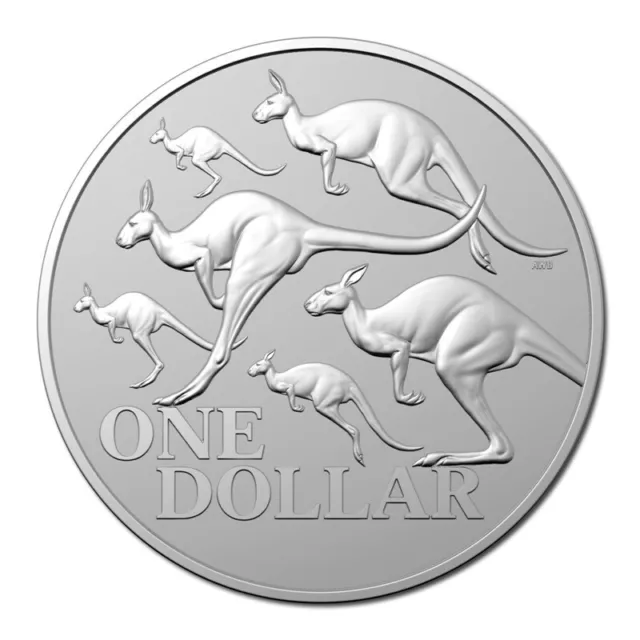 2020 $1 Kangaroo Series Red Kangaroo 1oz Fine Silver Frosted UNC Coin ONLY 10000