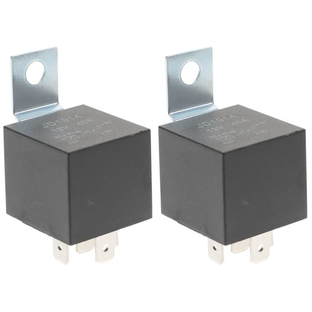 2PCS Automotive Relay 40A Auto Relay 12V 5 Pin LKW -Automobilteil