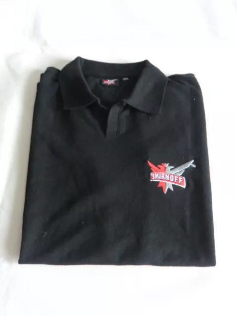 Smirnoff Staff  Herren Polo Shirt schwarz Gr. M siehe Fotos