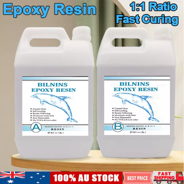 Epoxy Resin 1:1 Ratio Casting Super Clear Craft Coating Paste AB Liquid Art Kit