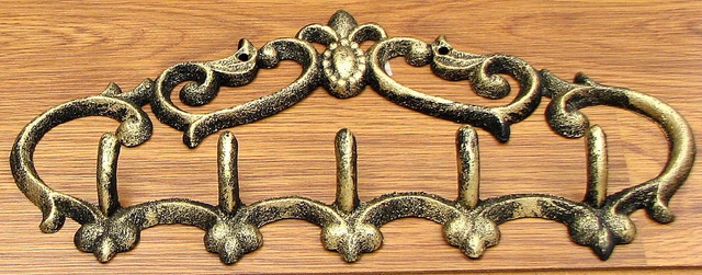 Fleur De Lis Cast Iron Coat Hook
