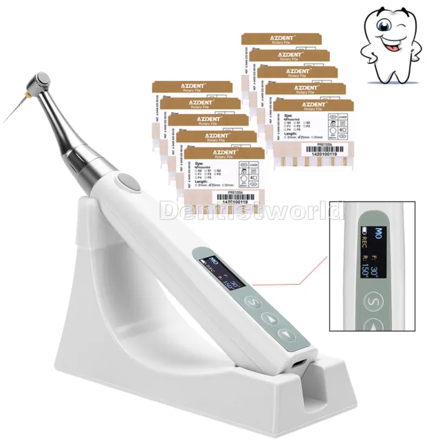 Dental Wireless Mini Endo Motor Root Canal LED 16:1Contra Angle/NITI Rotary File