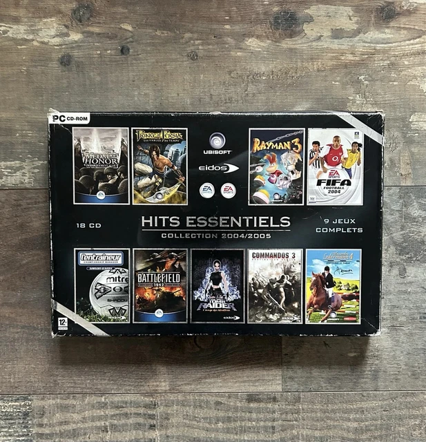 Coffret 8 Jeux PC Hits Essentiels 2005/2006 - Need Speed, Hitman, FIFA - Bon état
