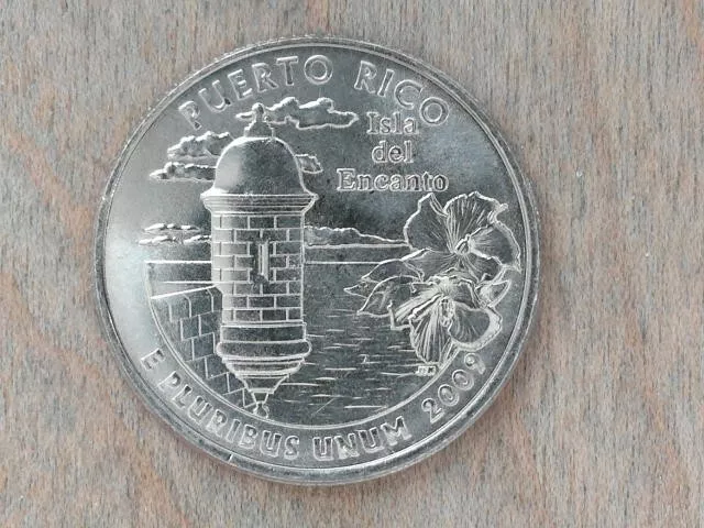 2009 D Puerto Rico U.S. Territory Quarter Actual Coin # 6