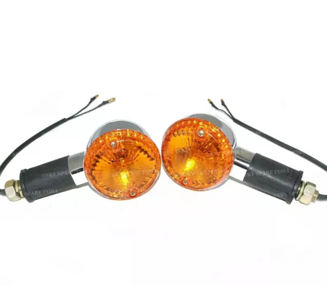 Frontblinker-Set kompatibel mit Royal Enfield Electra Bullet 12 Volt