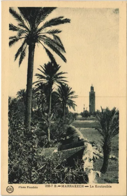 CPA AK MARRAKECH La koutoubia MAROC (24372)