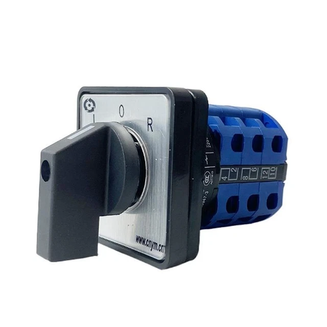 ROTARY CAM SWITCH 3 Positions Control Circuit Panel Mounted 20A/32A ...