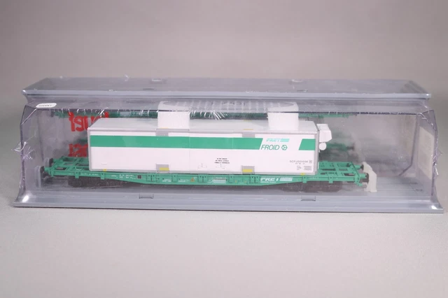 JOUEF HO RÉF. 653400 wagon plat à bogies multifret frigorifique