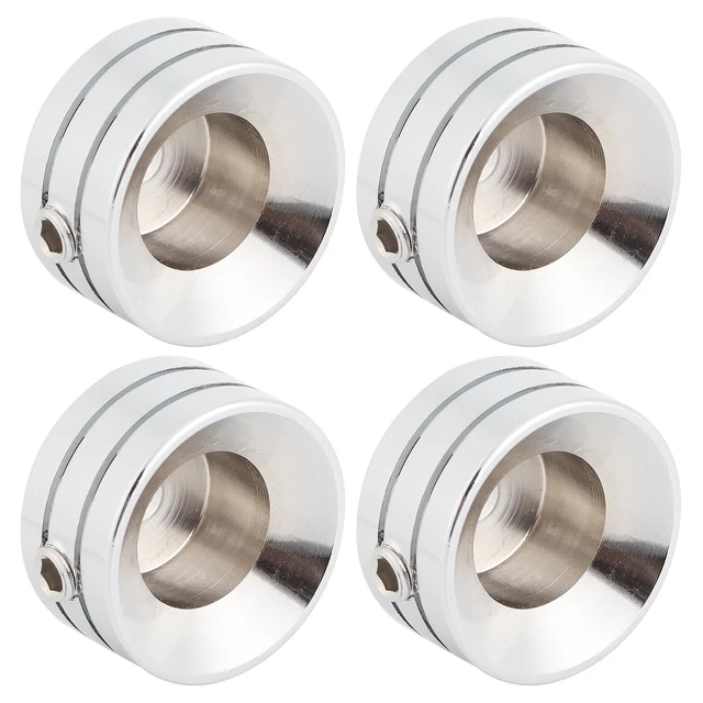 Engine Cover Aluminum Alloy Engine Cap Replacement 4Pcs Engine Cover Head