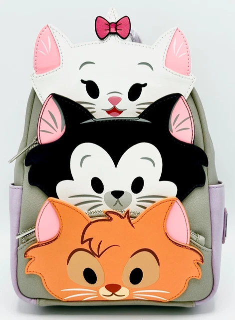 LOUNGEFLY DISNEY PARKS Aristocats Mini Backpack Marie Berlioz Toulouse Cats Bag 150.00 PicClick UK