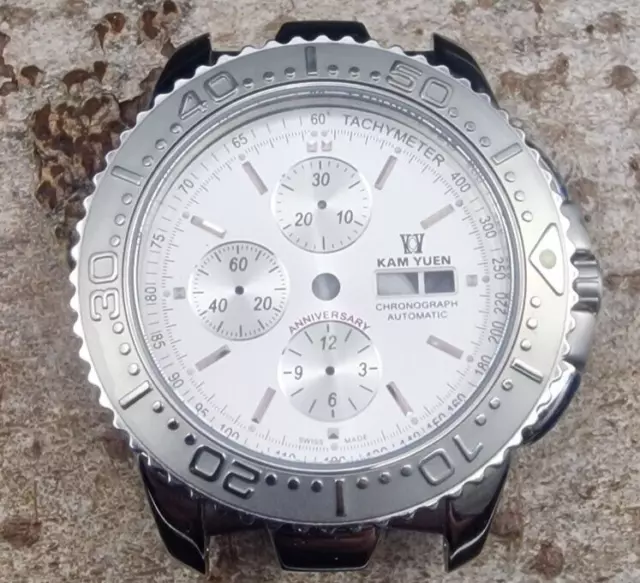 Kam Yuen watch case and dial for ETA Valjoux 7750 swiss made automatic movement Kam Yuen watch case and dial for ETA Valjoux 7750 swiss made automatic movement