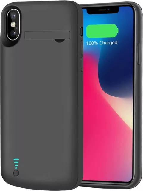 RUNSY Battery Case Compatible with iPhone X / XS, 5000mAh Rechargeable 5.8 inch