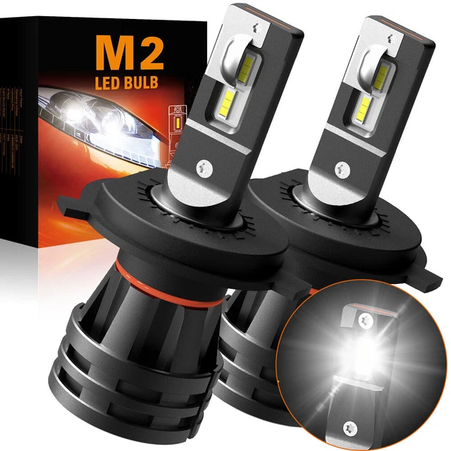 AUXITO 9003 H4 LED Bulbs Headlight Kit Conversion High Low Beam Halogen Replace