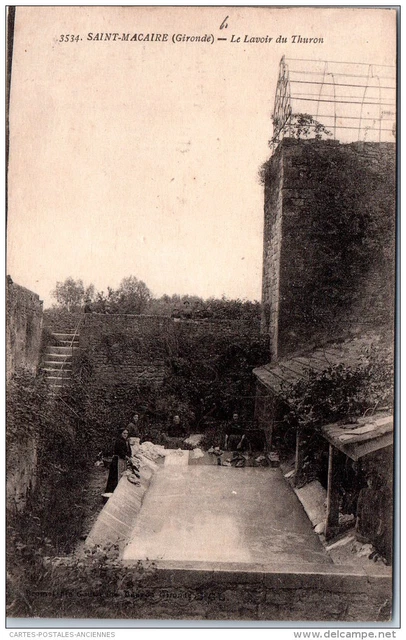 33 SAINT MACAIRE - le lavoir du thuron