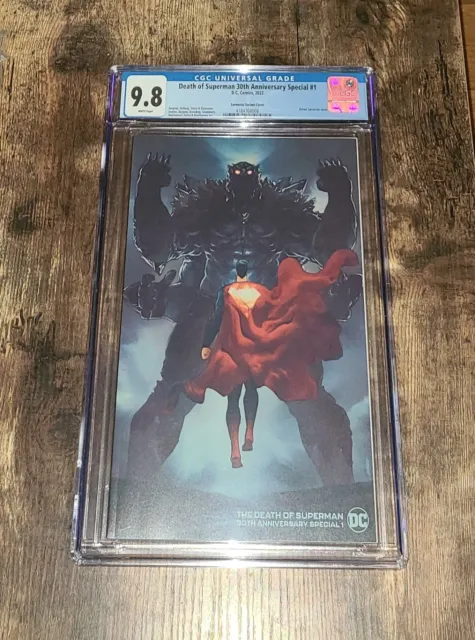 Death Of Superman: 30th Anniversary Special #1 CGC 9.8 Graded Sarmento Variant