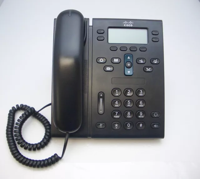 Cisco CP-6941 Charcoal Slimline Unified IP Phone CP-6941-CL-K9= V02 TESTED Okay