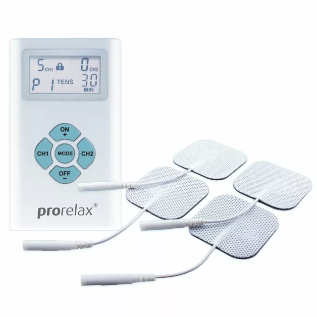 prorelax TENS+EMS Duo 2 terapie con un dispositivo elettrostimolatore