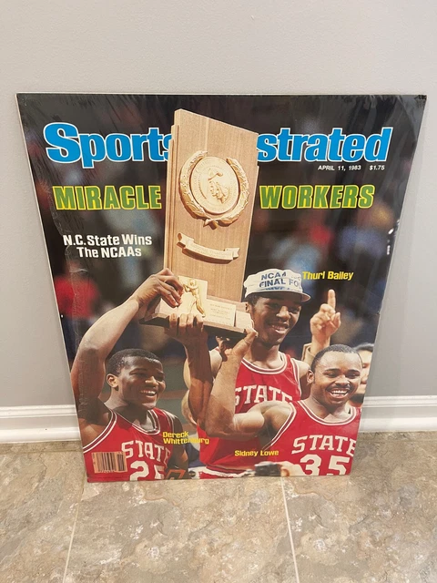 1983 Original NC STATE WOLFPACK Sports Illustrated NCAA Champions POSTER 29"x22"
